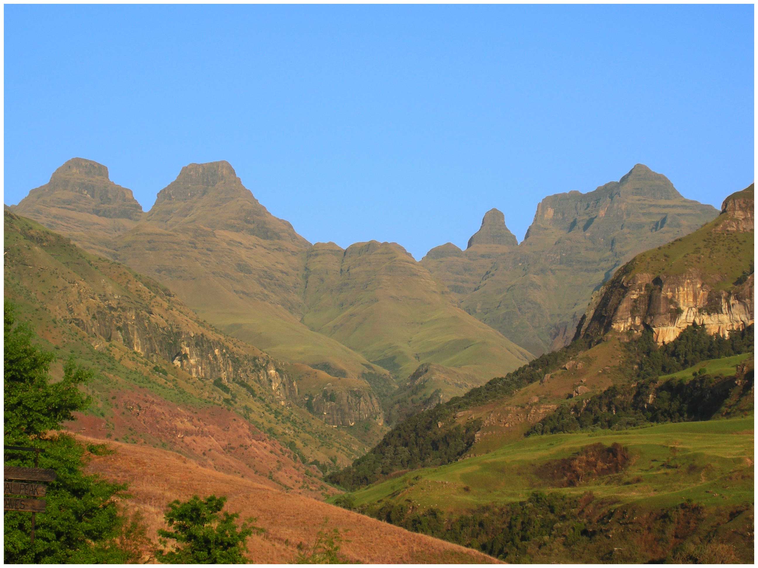 South African Mountains - Cathedral Peak